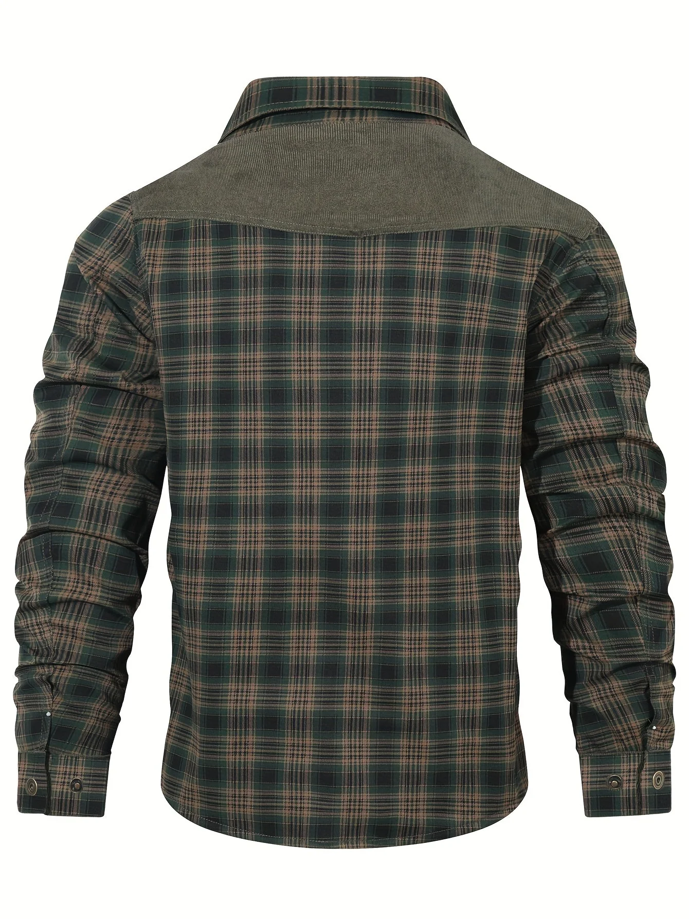 Herren Freizeit-Karohemdjacke im Softshell-Stil für Alltag und Outdoor - Image 2