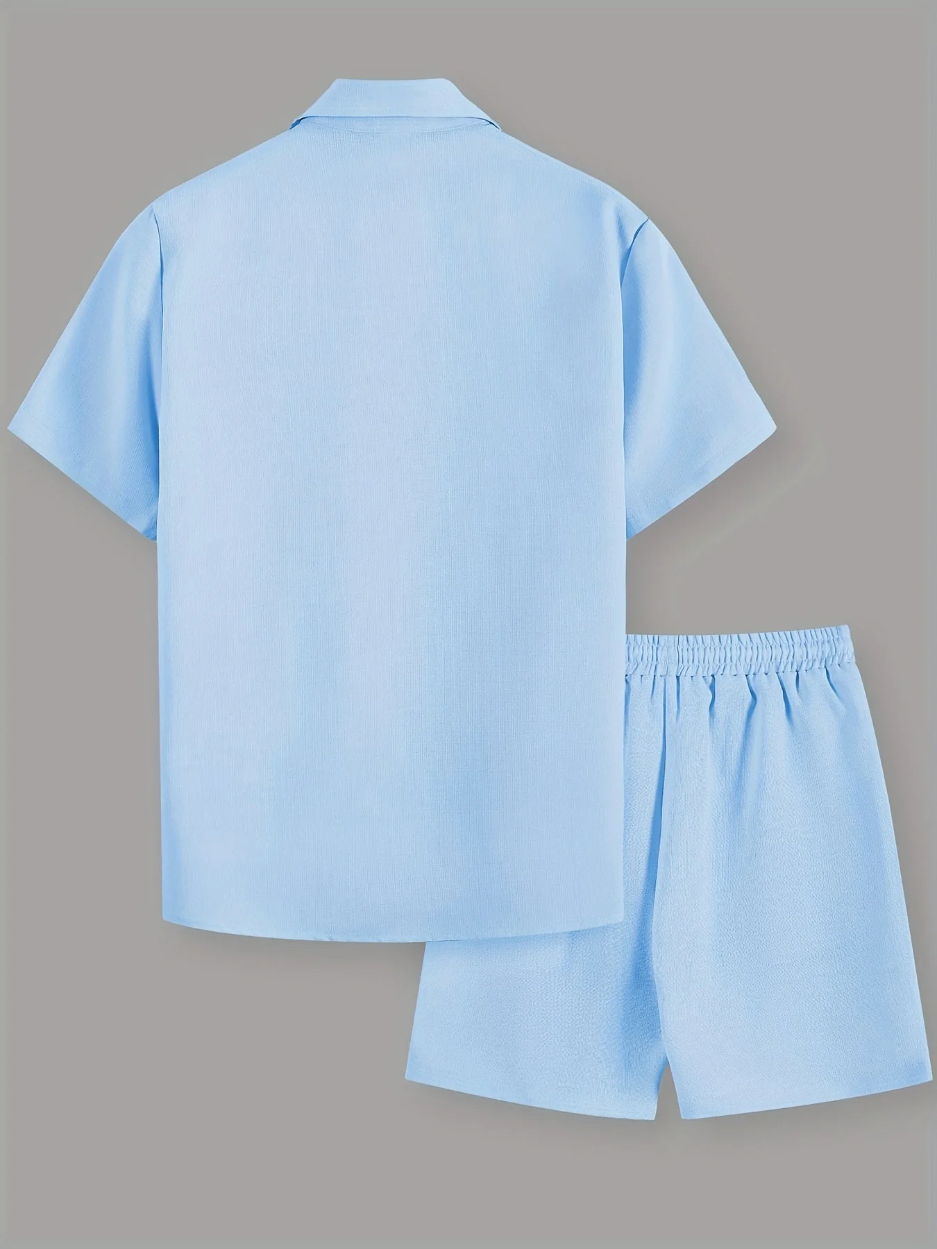 Herren Freizeit Kurzarm Set – Shirt und Shorts – Sommer Outfits für Alltag & Urlaub - Image 9