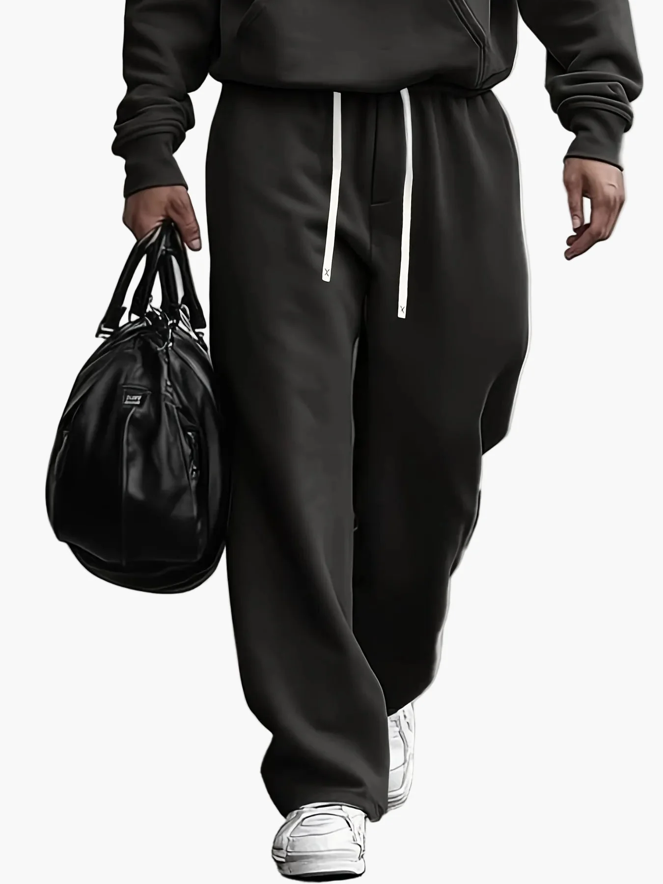 Herren Freizeit Oversize Hoodie Set – Lockerer Streetwear Trainingsanzug für Alltag & Reisen - Image 5