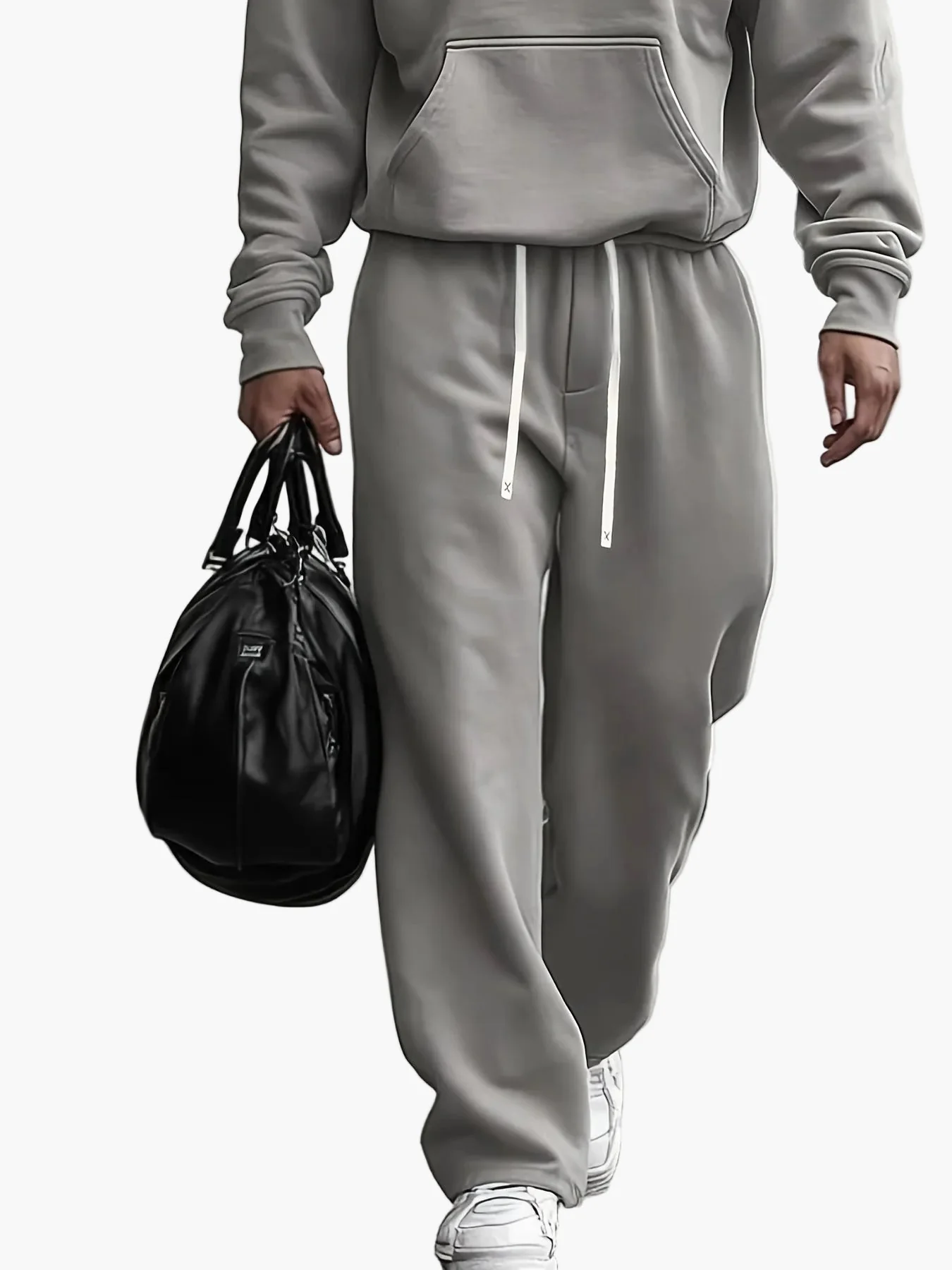 Herren Freizeit Oversize Hoodie Set – Lockerer Streetwear Trainingsanzug für Alltag & Reisen - Image 6