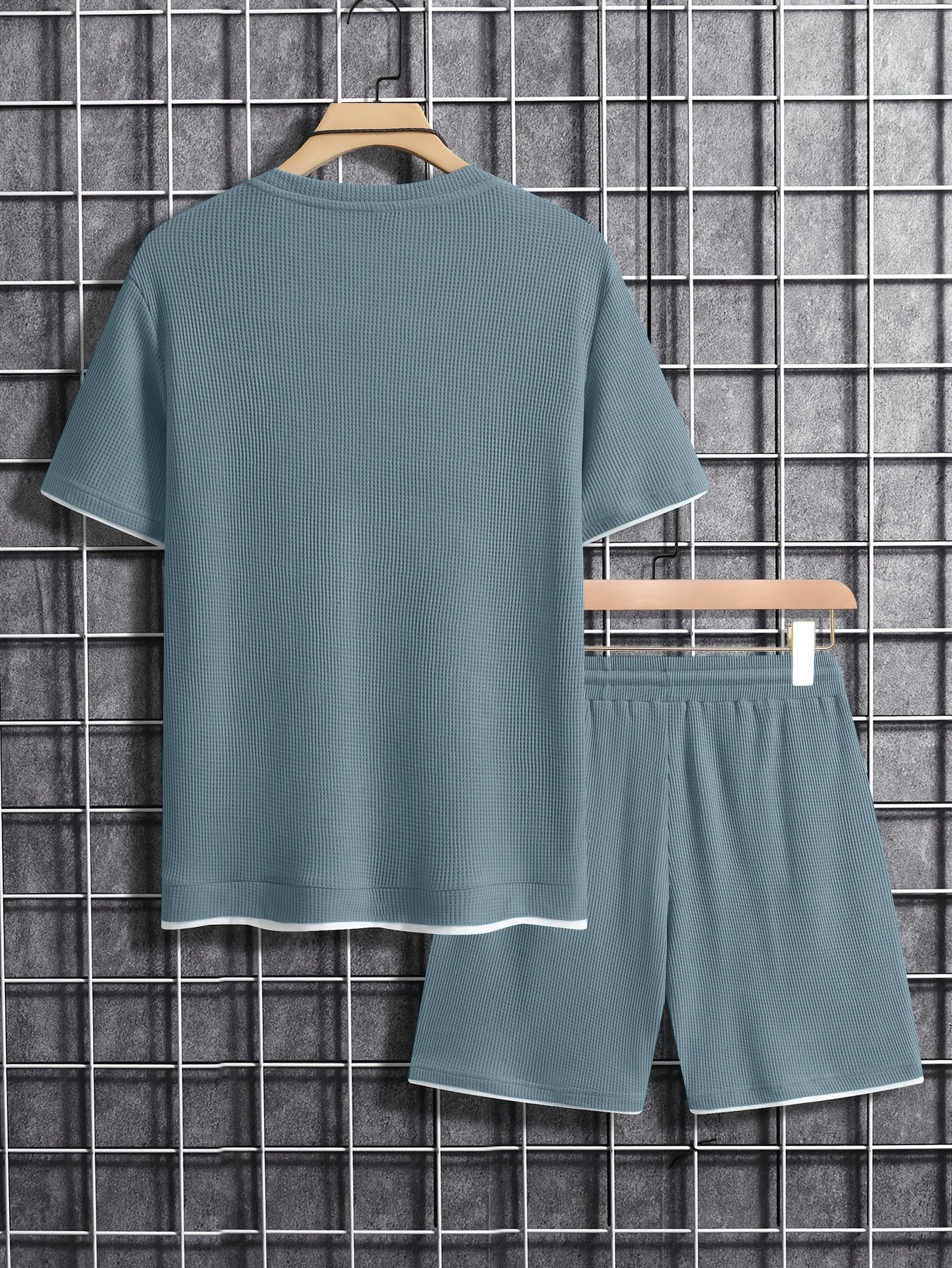 Herren Freizeit Set Kurzarm T-Shirt & Shorts – Sommer Loungewear Sport Outfit - Image 5