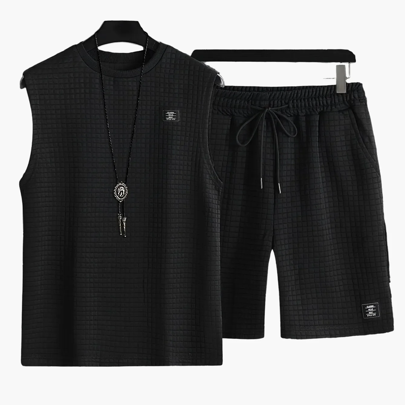 Herren Freizeit Tanktop-Set mit Shorts – Modisches ärmelloses Outfit für Sommer & Sport - Image 14