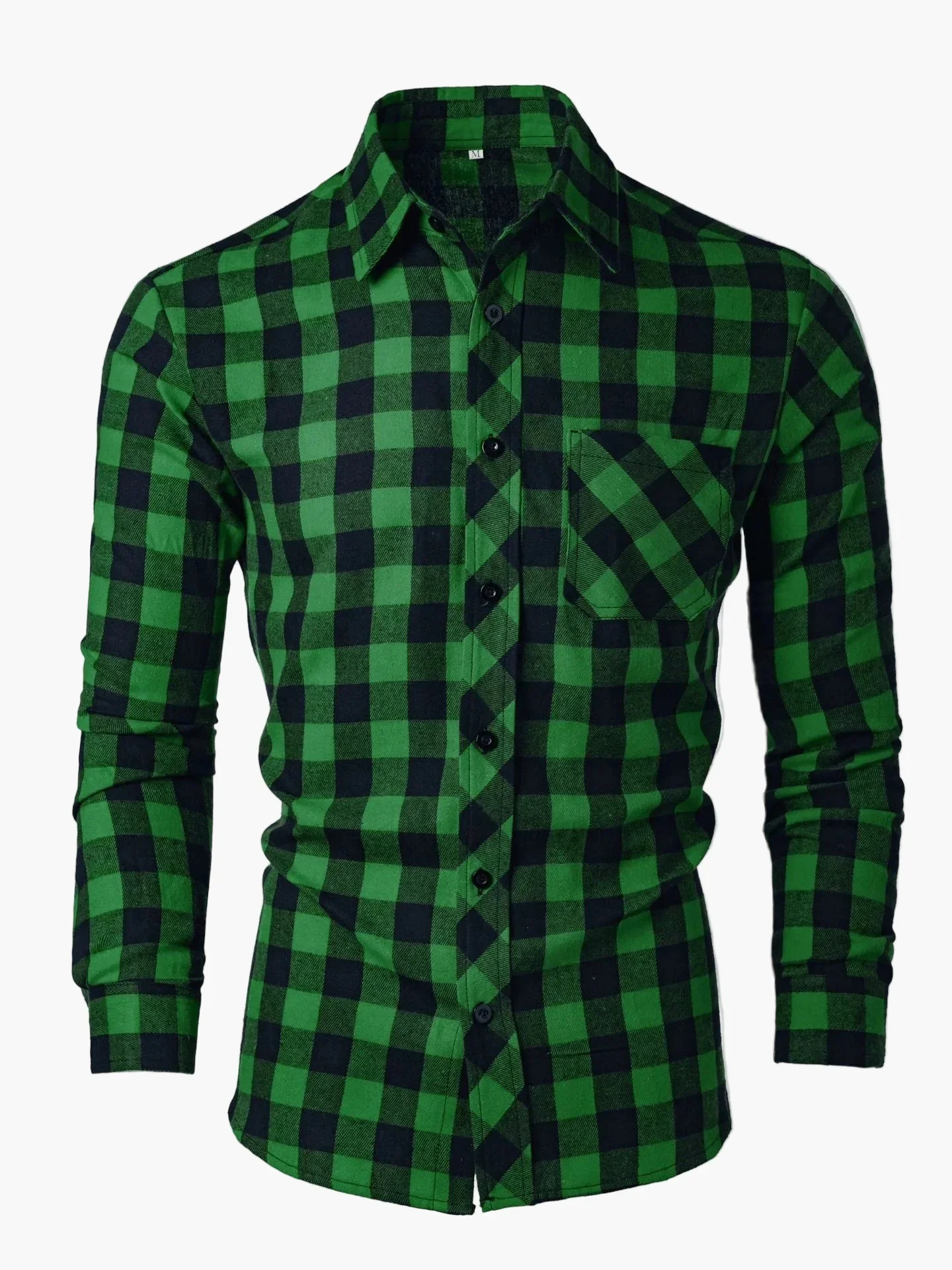 Herren Freizeithemd Kariert Langarm Modern Slim Fit – Perfekt für Alltag & Büro - Image 5