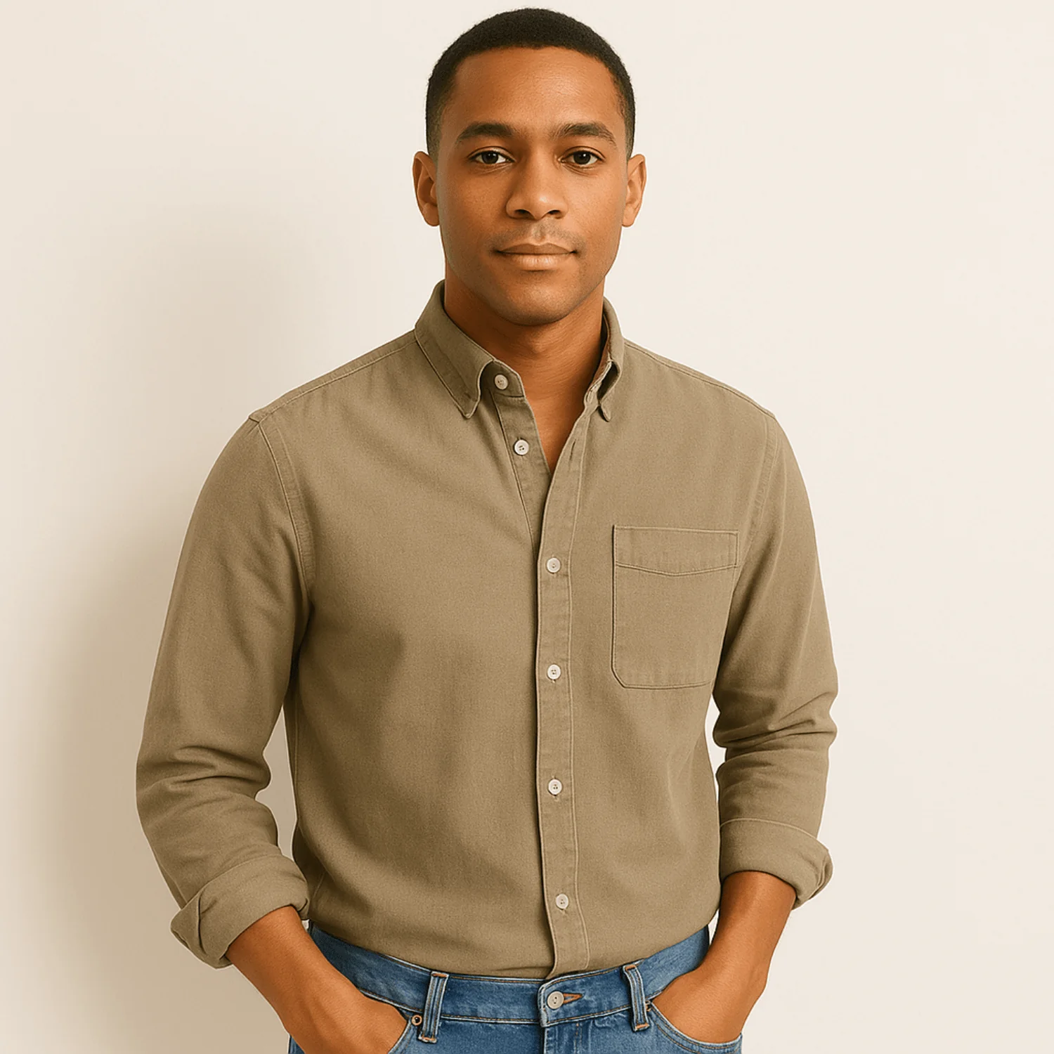 Herren Freizeithemd – Klassischer Stil & Vielseitiger Look für Alltag und Büro - Image 3