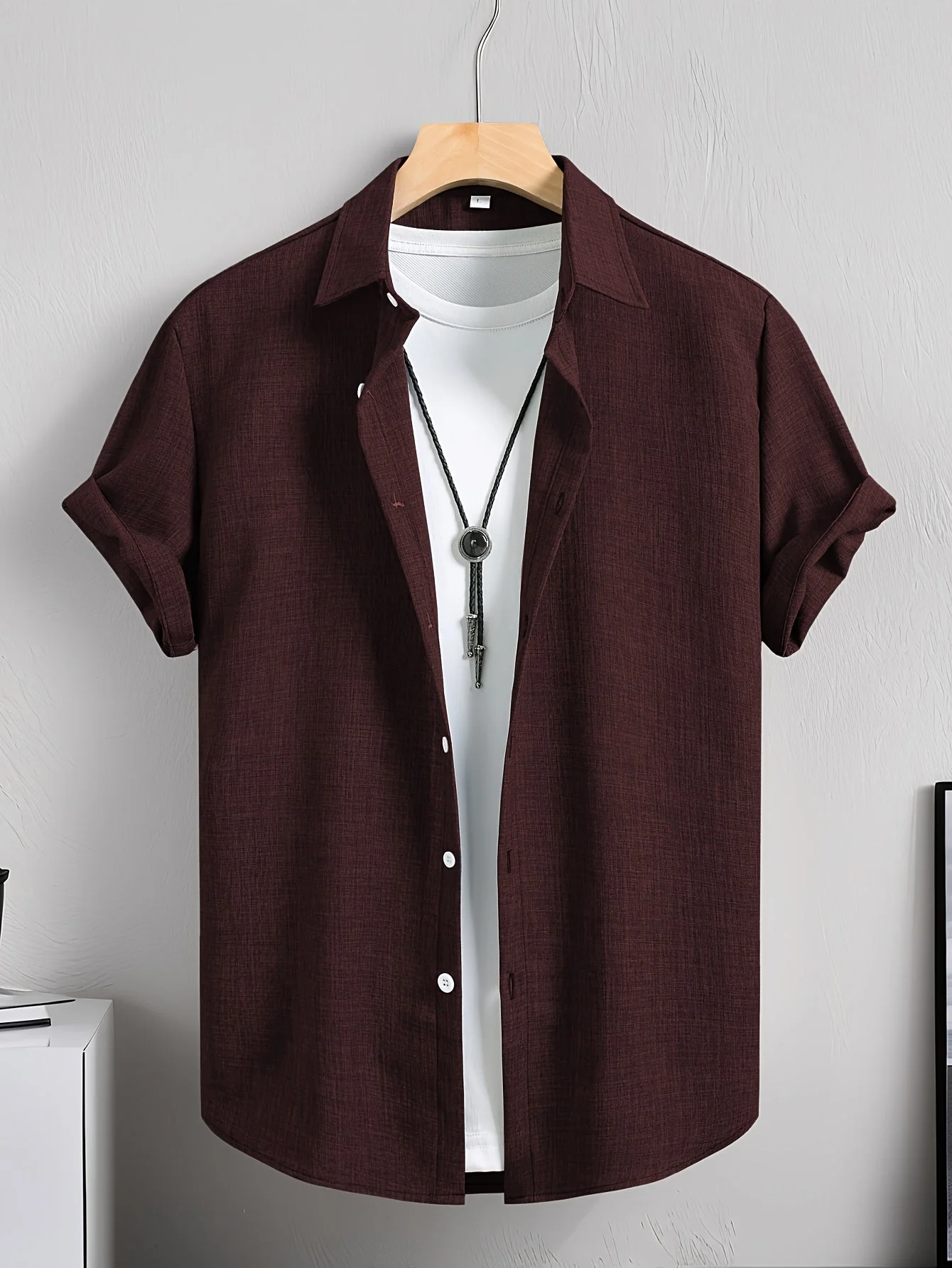 Herren Freizeithemd Kurzarm Modern Streetwear – Stilvolles Sommerhemd für Alltag & Freizeit - Image 2