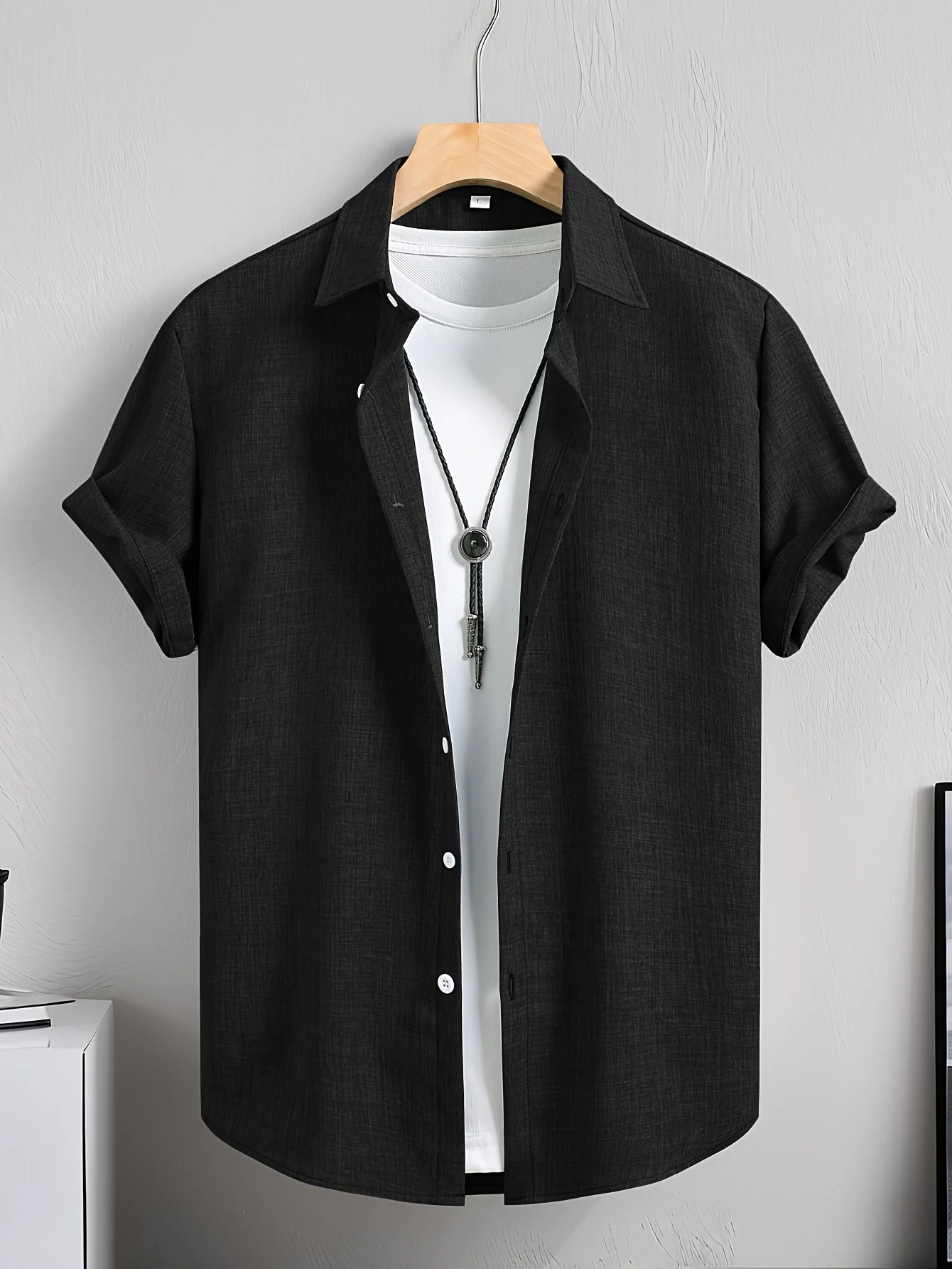 Herren Freizeithemd Kurzarm Modern Streetwear – Stilvolles Sommerhemd für Alltag & Freizeit - Image 3