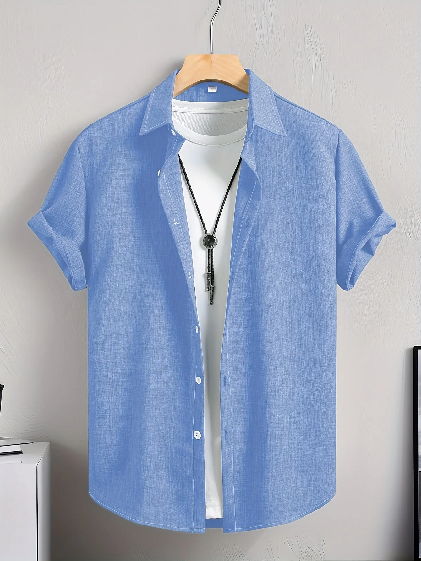 Herren Freizeithemd Kurzarm Modern Streetwear – Stilvolles Sommerhemd für Alltag & Freizeit - Image 4