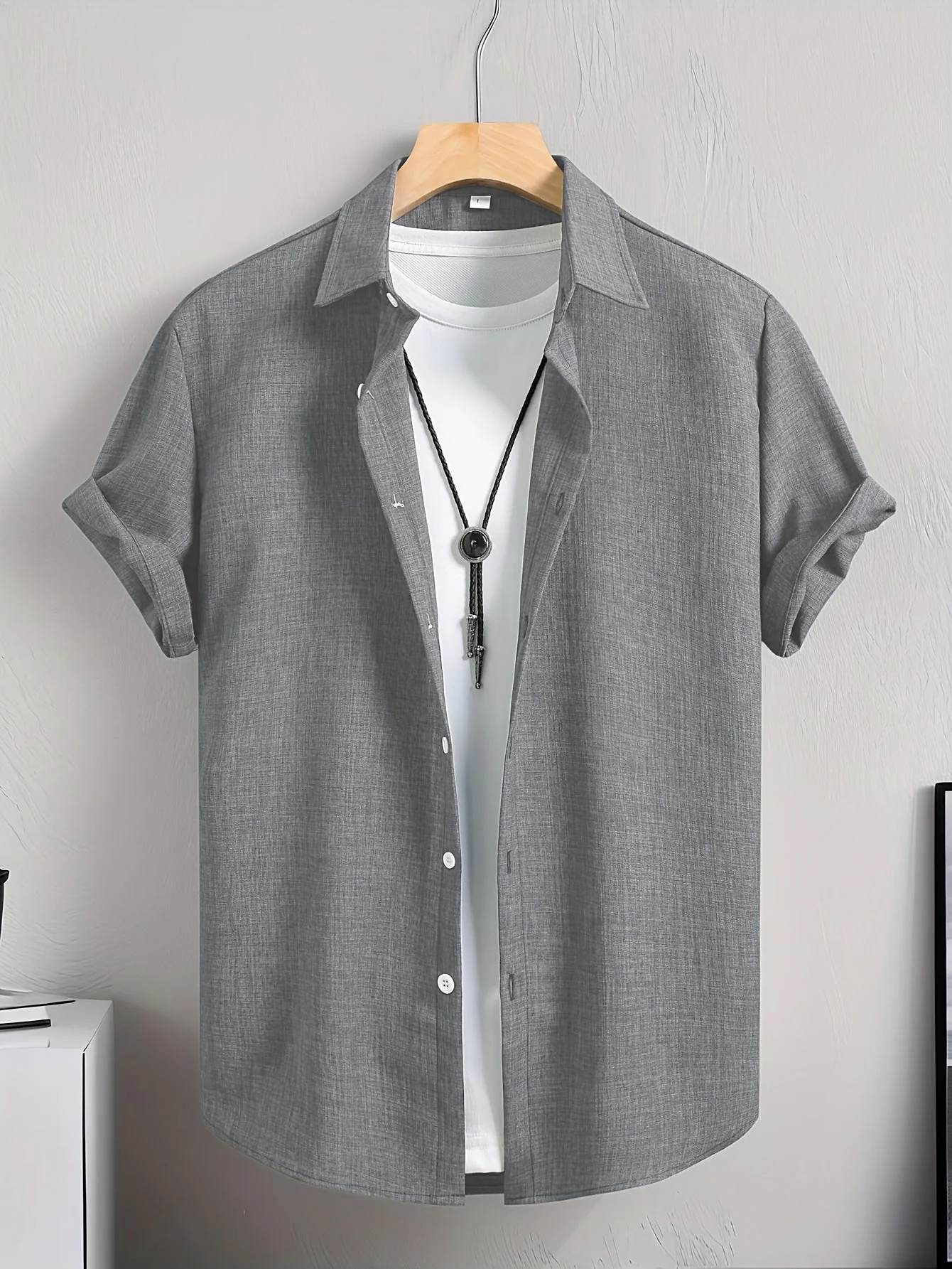 Herren Freizeithemd Kurzarm Modern Streetwear – Stilvolles Sommerhemd für Alltag & Freizeit - Image 9