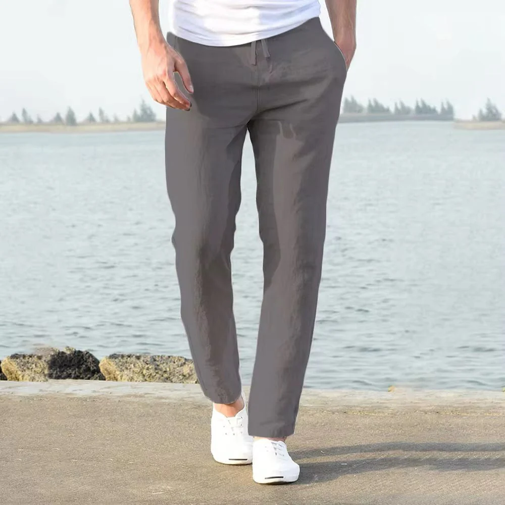 Herren Freizeithose mit Elastikbund – Lässig, Komfortabel, Perfekt für Alltag & Strand - Image 5