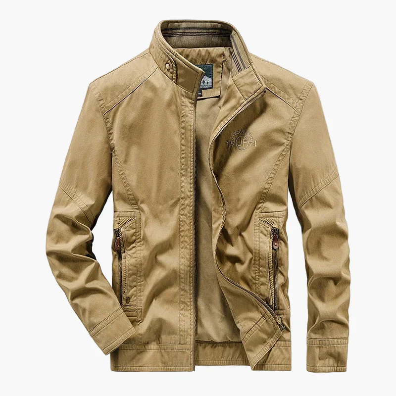 Herren Freizeitjacke mit Stehkragen – Stilvolle Übergangsjacke für Alltag und Business - Image 2