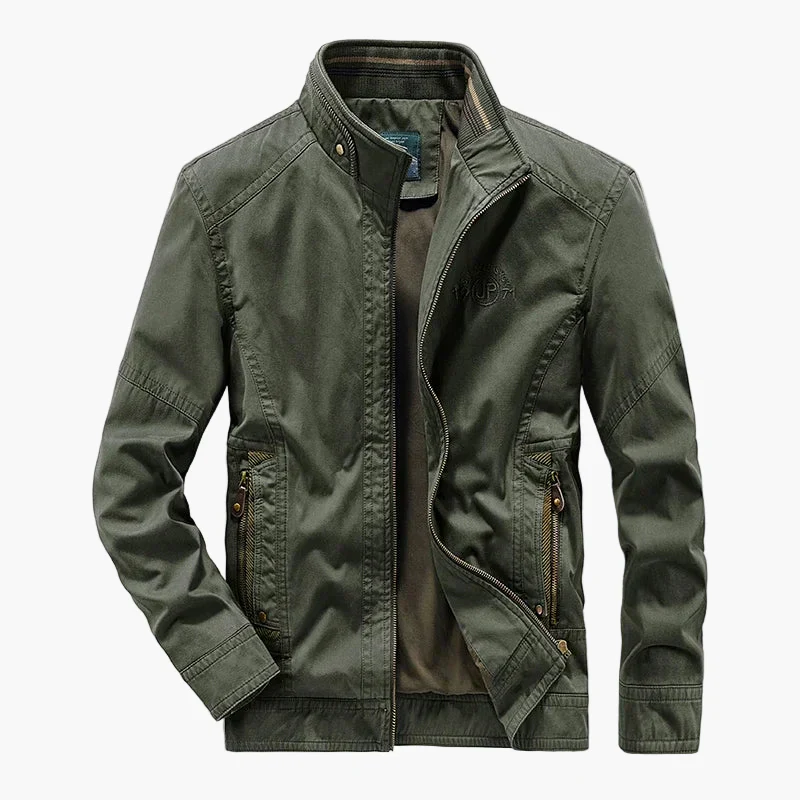 Herren Freizeitjacke mit Stehkragen – Stilvolle Übergangsjacke für Alltag und Business - Image 3