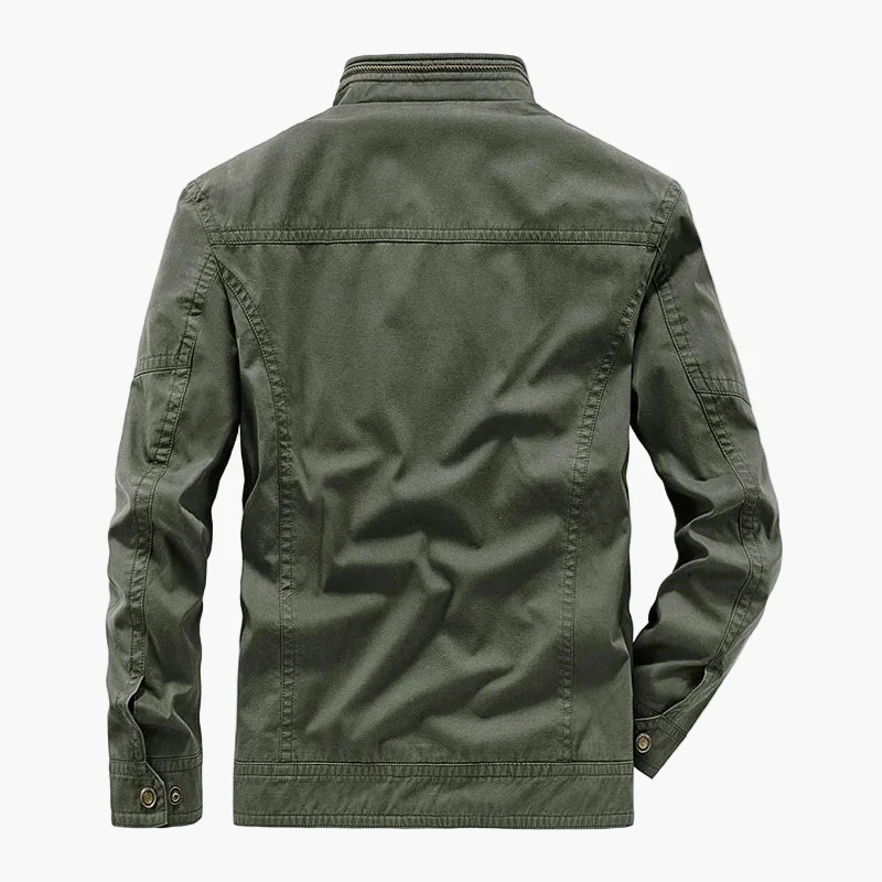 Herren Freizeitjacke mit Stehkragen – Stilvolle Übergangsjacke für Alltag und Business - Image 4