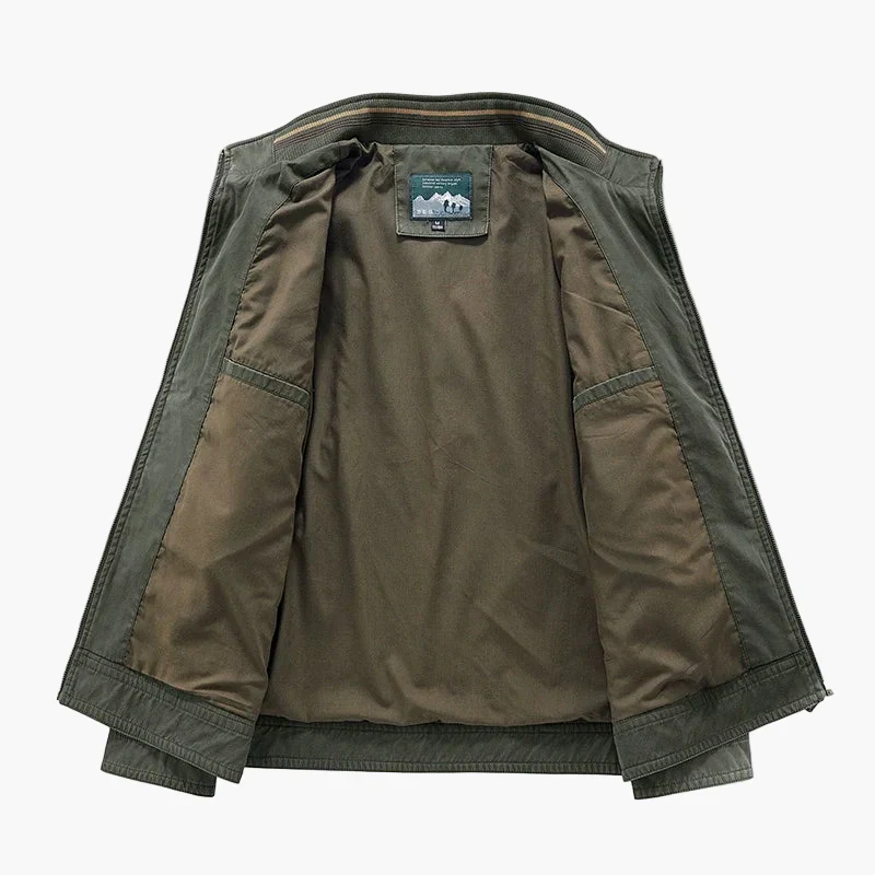 Herren Freizeitjacke mit Stehkragen – Stilvolle Übergangsjacke für Alltag und Business - Image 5