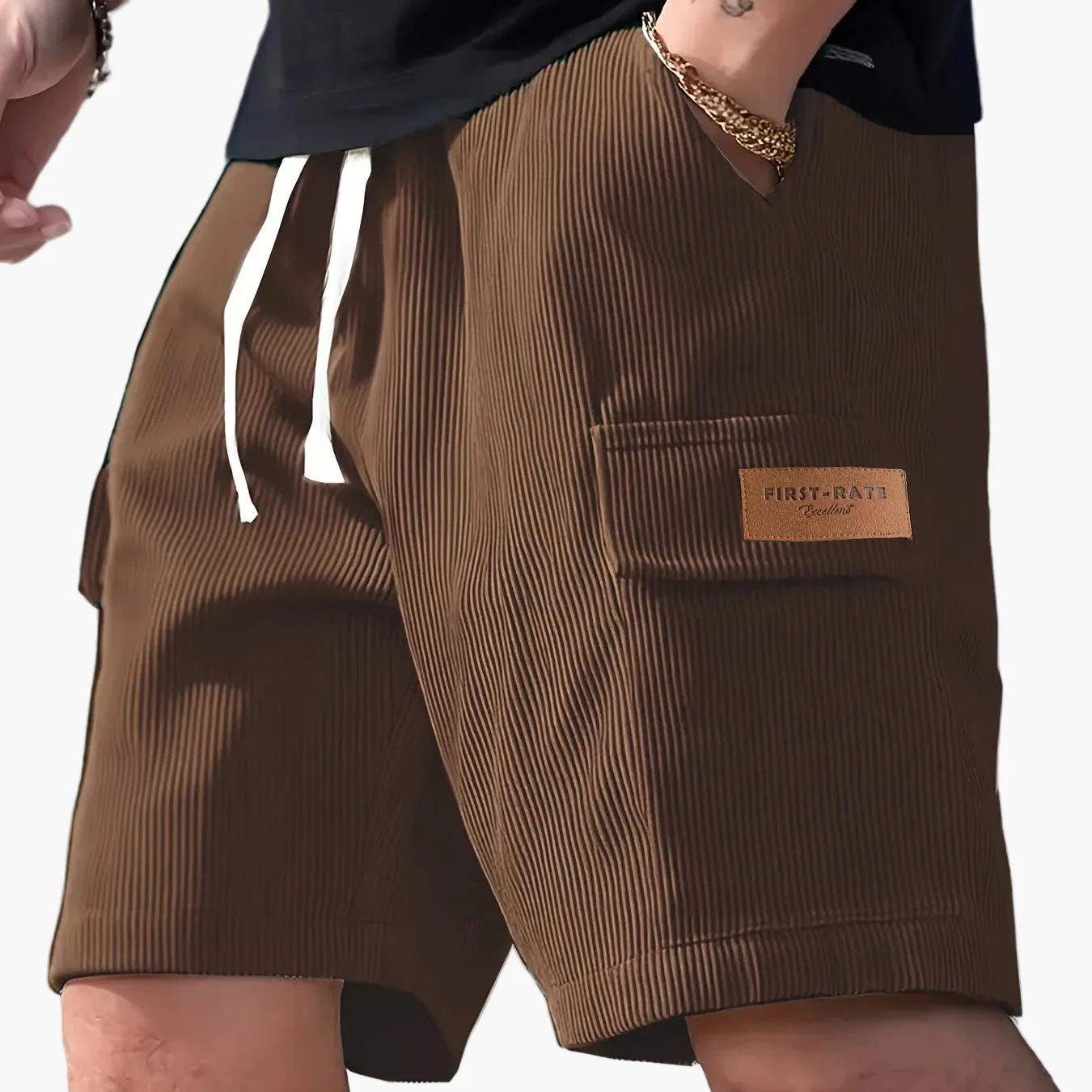Herren Freizeitshorts mit Kordelzug und Seitentasche – Moderne Sommer Bermuda für Alltag und Urlaub - Image 16