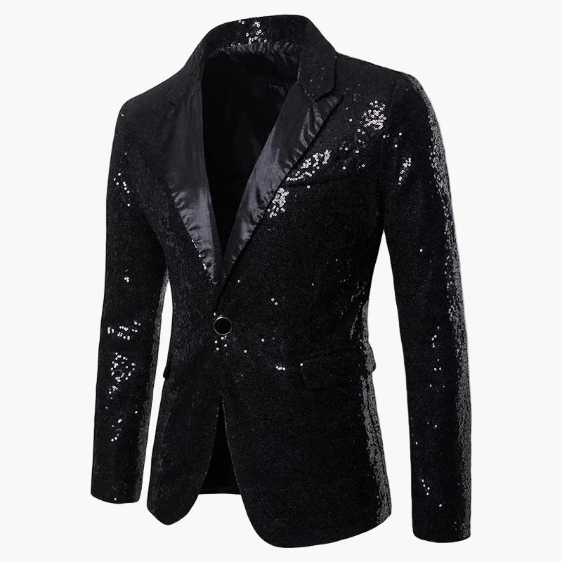 Herren Glitzer Party Sakko – Auffälliges Pailletten Blazer für festliche Anlässe, Bühne & Events - Image 6