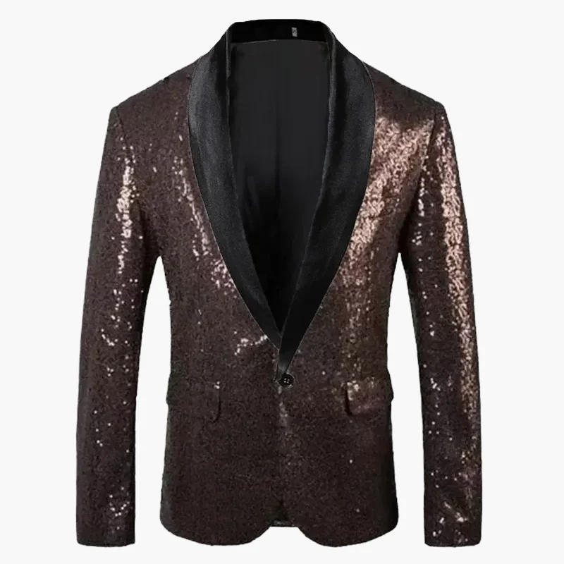 Herren Glitzer Sakko für festliche Anlässe – Eleganter Party-Blazer mit Pailletten - Image 10