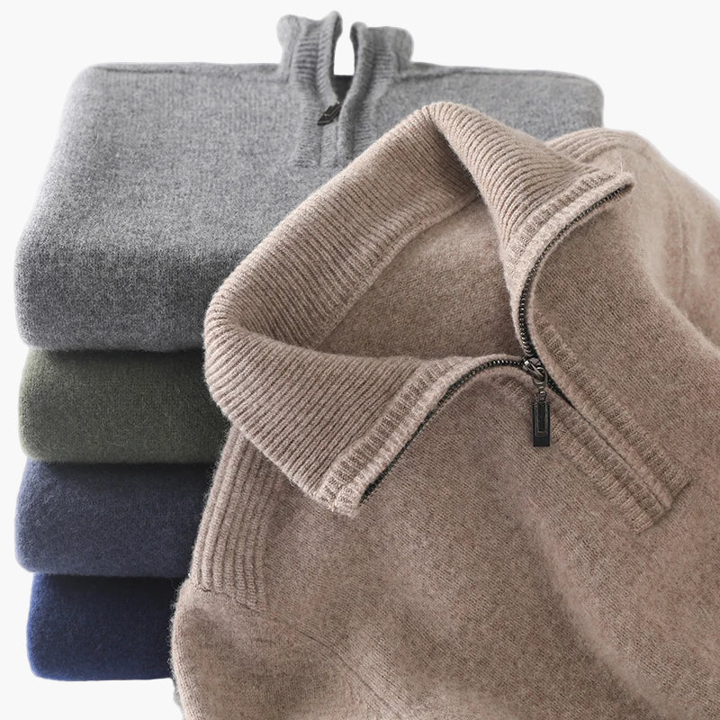 Herren Halbzip Pullover – Klassisch, Vielseitig, Alltag & Büro