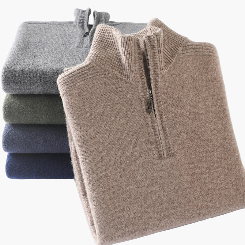 Herren Halbzip Pullover – Klassisch, Vielseitig, Alltag & Büro - Image 2