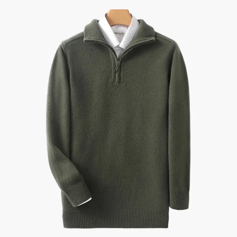 Herren Halbzip Pullover – Klassisch, Vielseitig, Alltag & Büro - Image 4