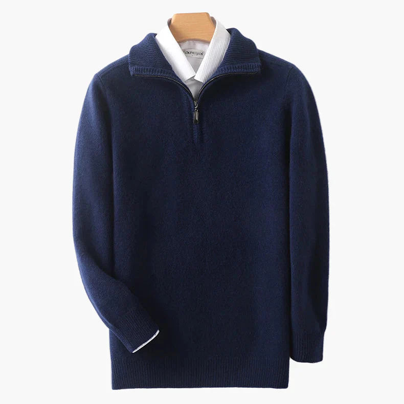 Herren Halbzip Pullover – Klassisch, Vielseitig, Alltag & Büro - Image 7