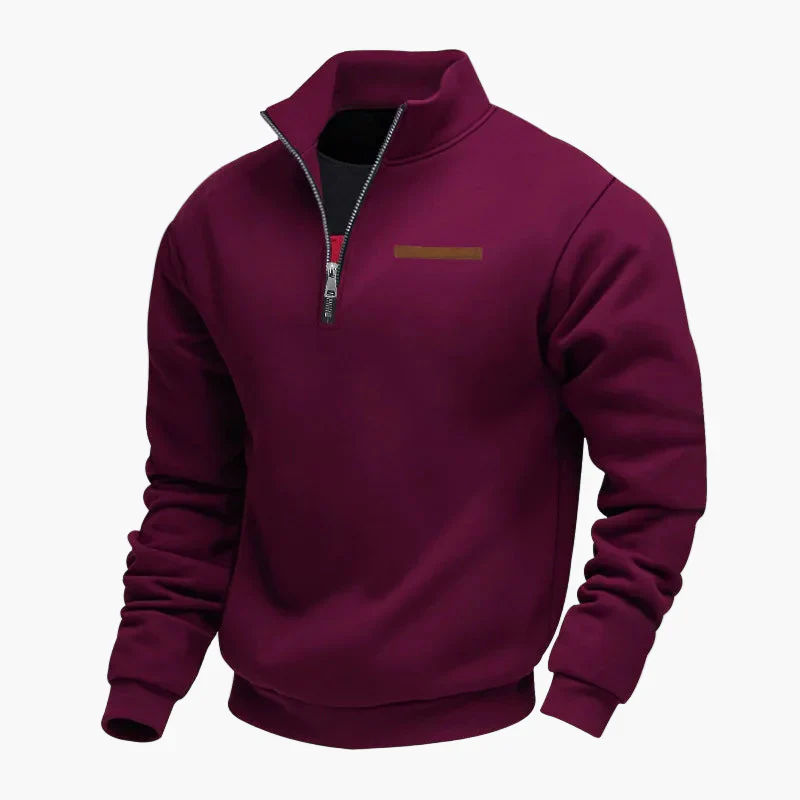 Herren Halbzip Pullover Sweatshirt – Stilvoller Freizeitpullover für Reisen und Alltag - Image 5