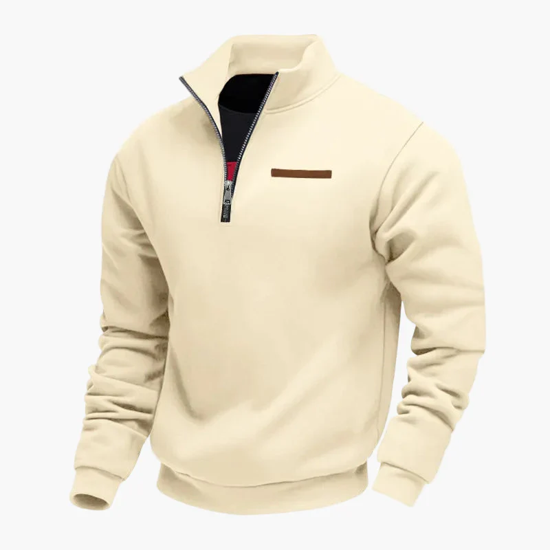 Herren Halbzip Pullover Sweatshirt – Stilvoller Freizeitpullover für Reisen und Alltag - Image 6