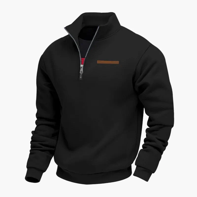 Herren Halbzip Pullover Sweatshirt – Stilvoller Freizeitpullover für Reisen und Alltag - Image 8