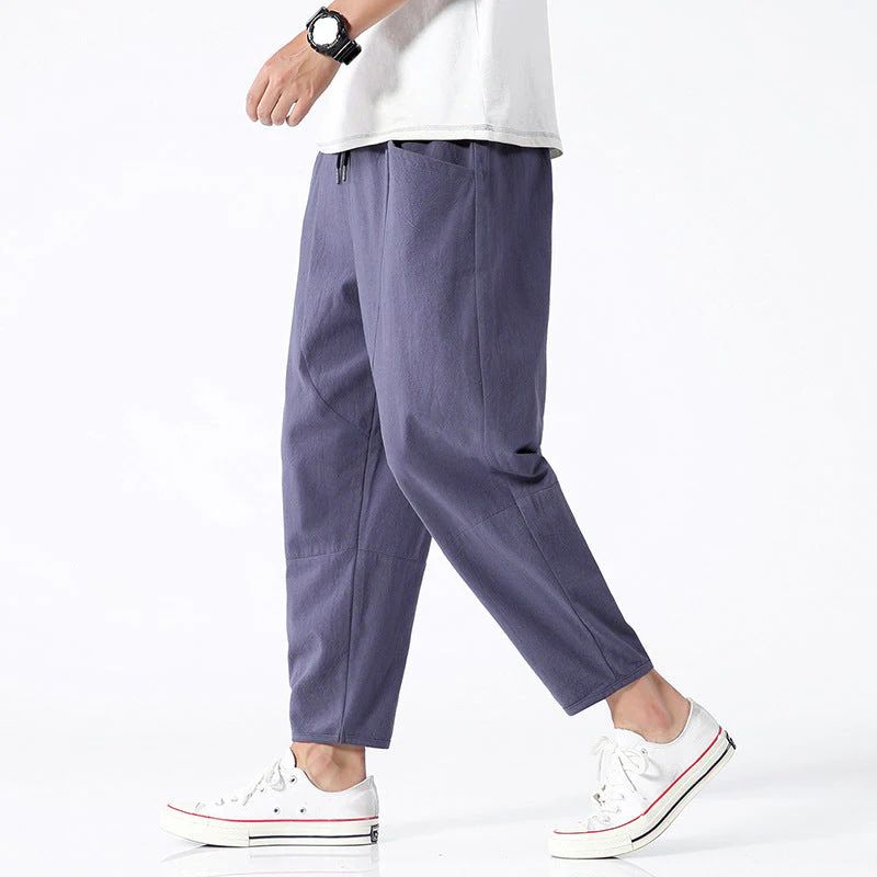 Herren Haremhose Casual Loose Fit – Lässige Freizeithose im modernen Streetwear-Stil - Image 4