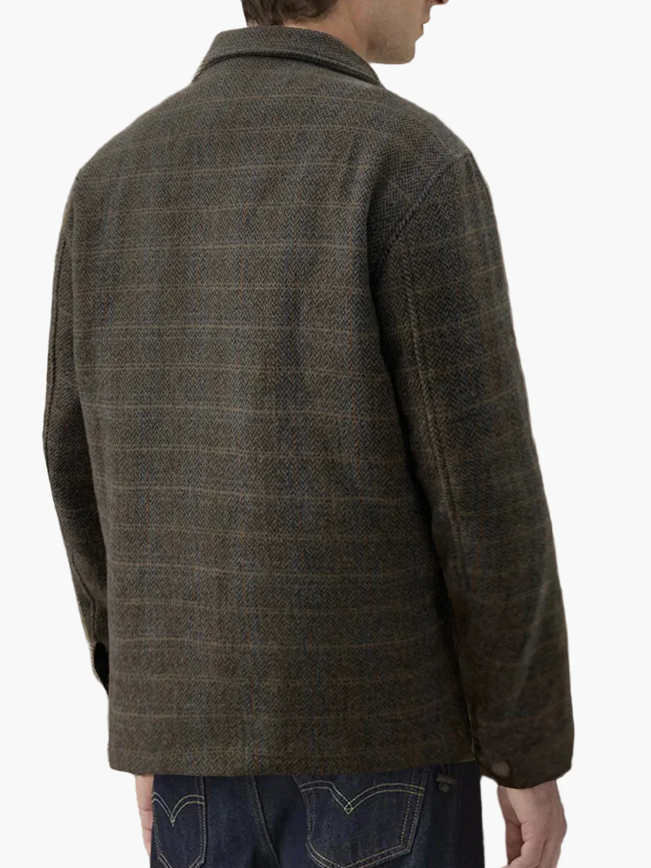 Herren Jacke im klassischen Hahnentritt-Look – Stilvolle Outdoor- und Freizeitjacke - Image 3