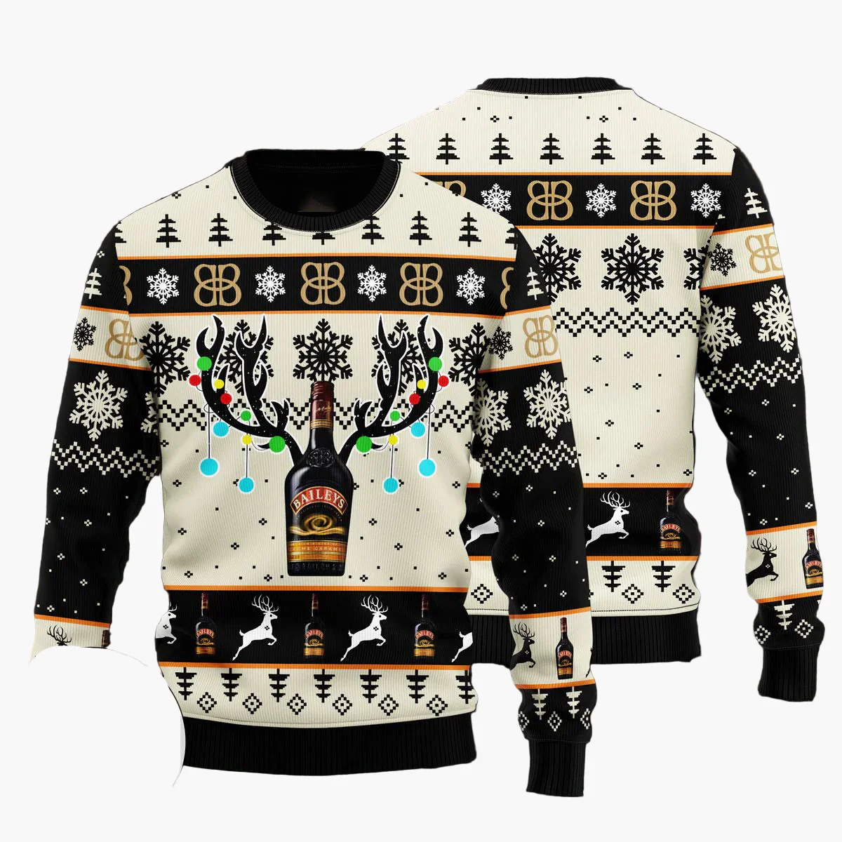 Herren Jägermeister Ugly Christmas Sweater – Party Pullover für Weihnachten und Winter - Image 5