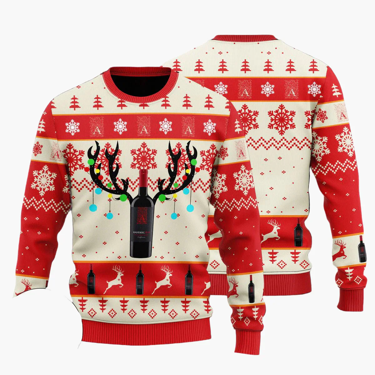 Herren Jägermeister Ugly Christmas Sweater – Party Pullover für Weihnachten und Winter - Image 7