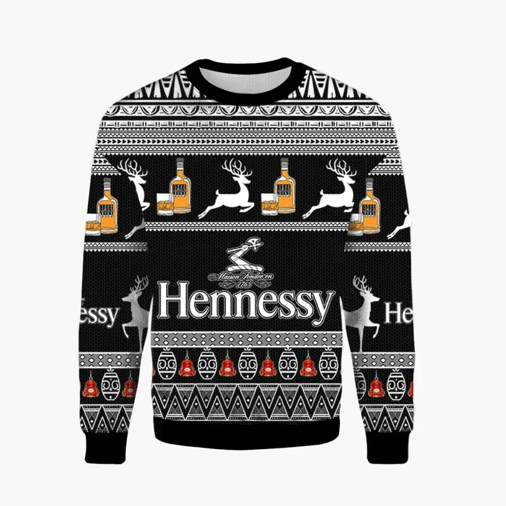 Herren Jägermeister Ugly Christmas Sweater – Party Pullover für Weihnachten und Winter - Image 9