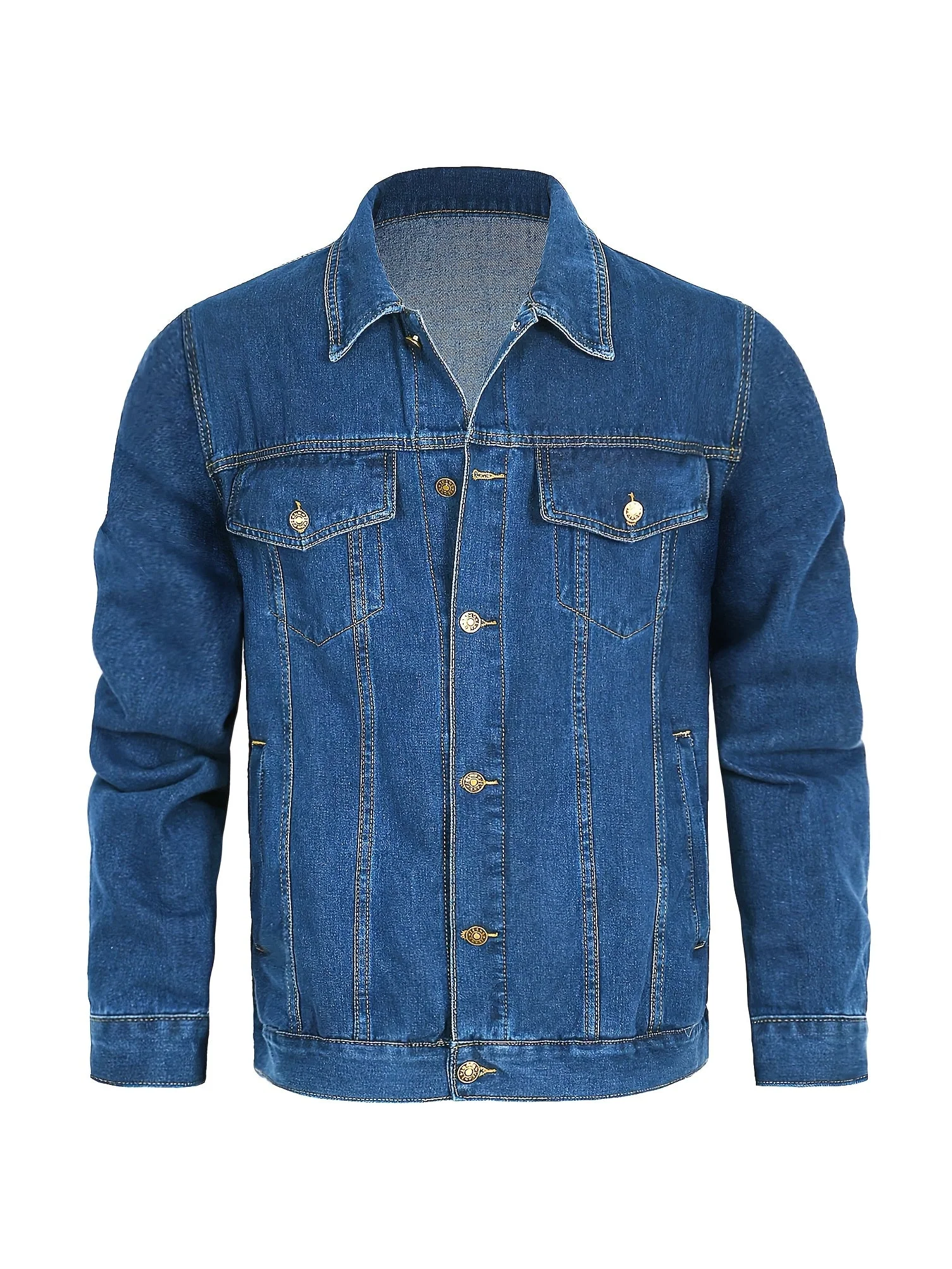 Herren Jeansjacke im klassischen Stil – Freizeitjacke für Alltag und Streetwear - Image 3