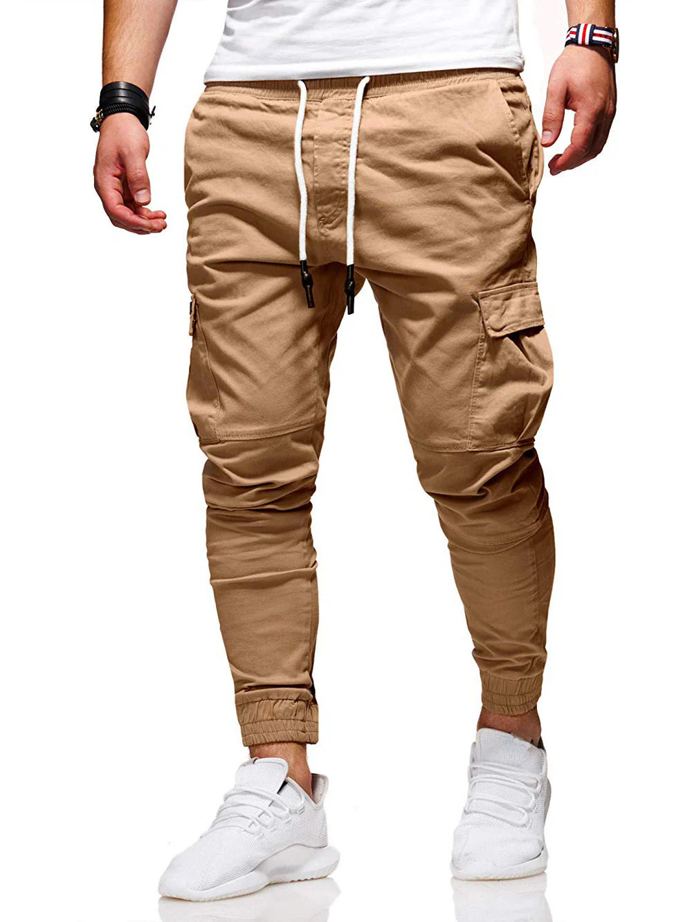 Herren Jogger Cargo Hose – Lässige Streetwear mit Taschen, Ideal für Freizeit und Sport - Image 14