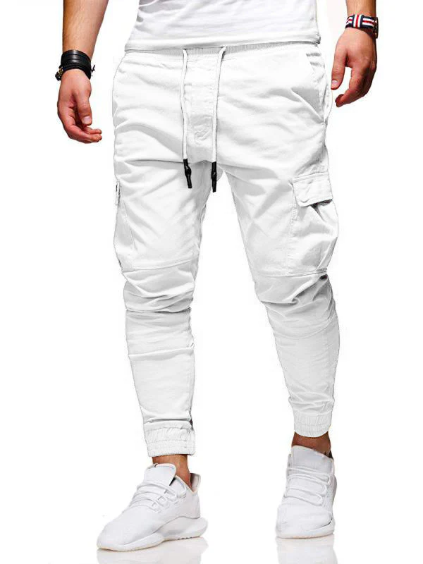 Herren Jogger Cargo Hose – Lässige Streetwear mit Taschen, Ideal für Freizeit und Sport - Image 9