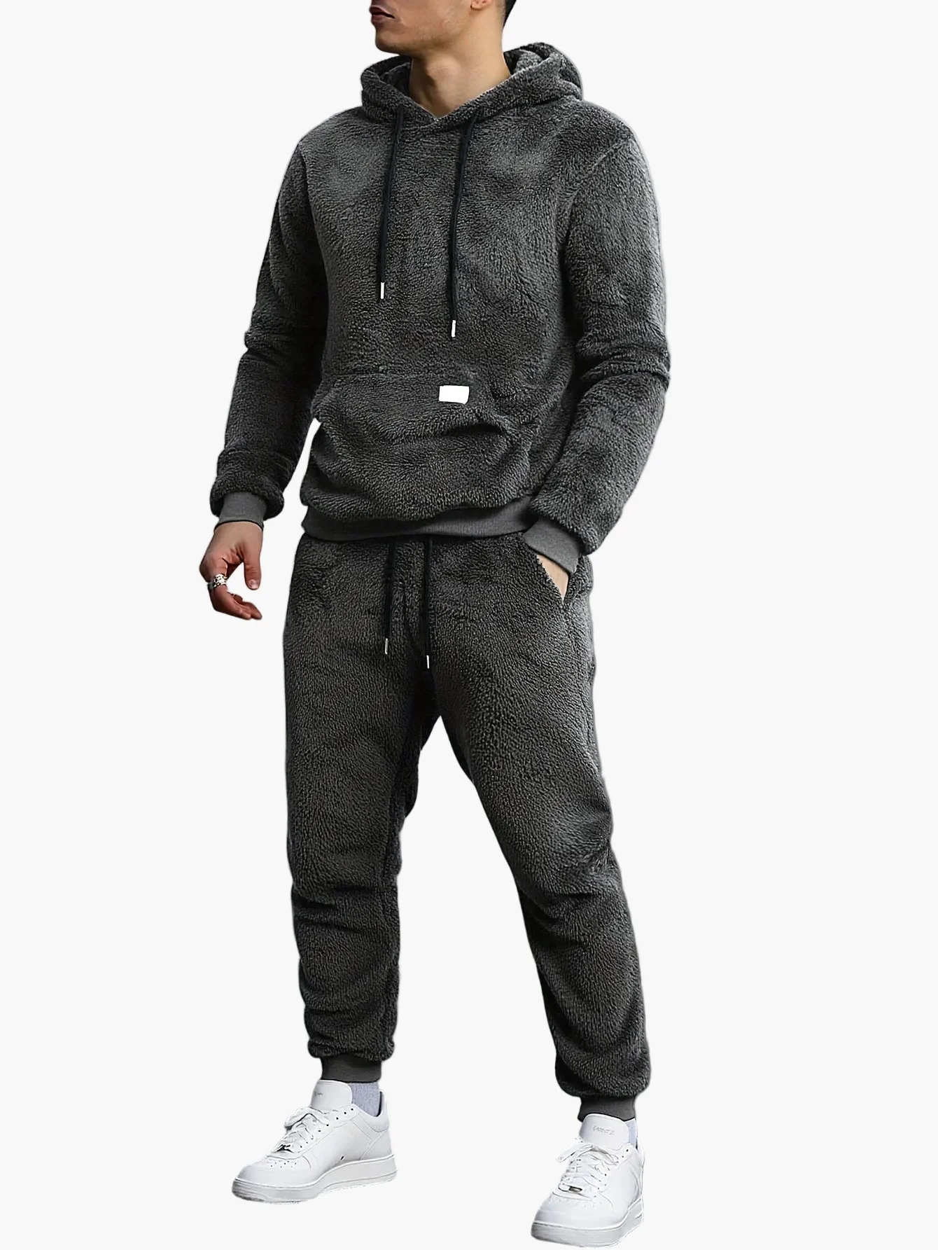 Herren Jogginganzug Set Kapuzenpullover & Jogginghose – Lässiger Streetwear Freizeitlook - Image 3