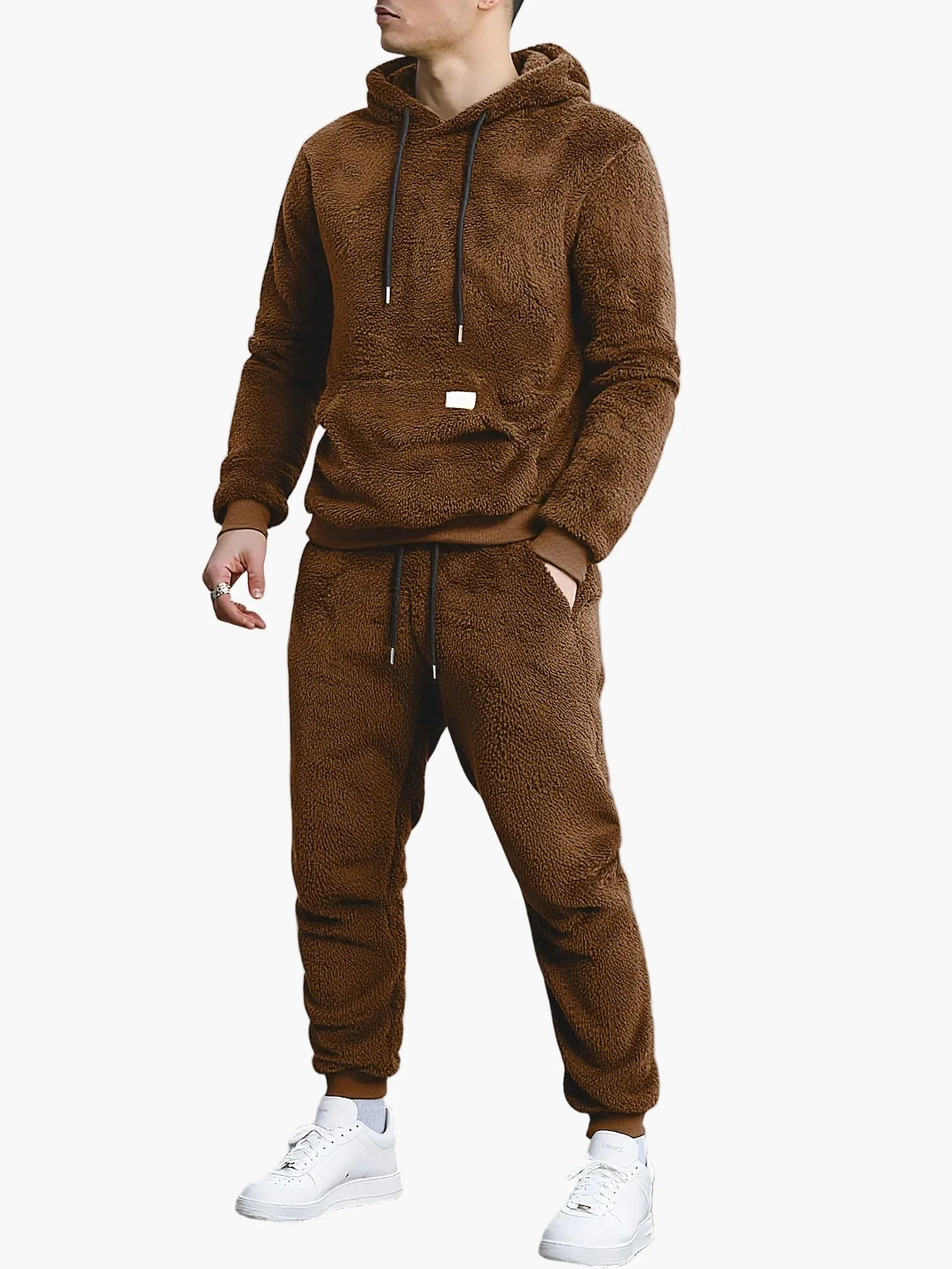 Herren Jogginganzug Set Kapuzenpullover & Jogginghose – Lässiger Streetwear Freizeitlook - Image 4