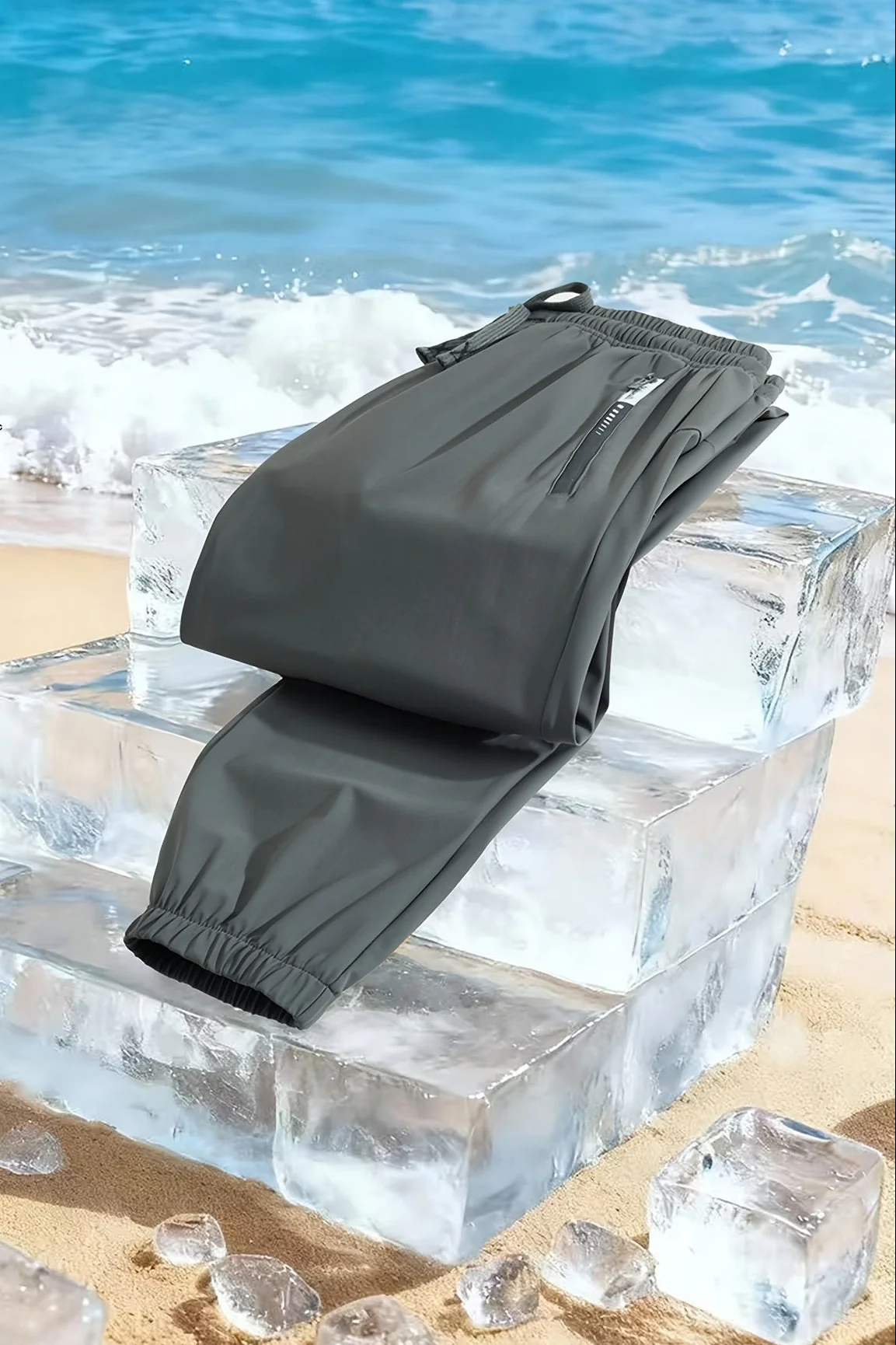 Herren Jogginghose Freizeit Stil Sommer Atmungsaktiv – Perfekt für Strand und Alltag - Image 4
