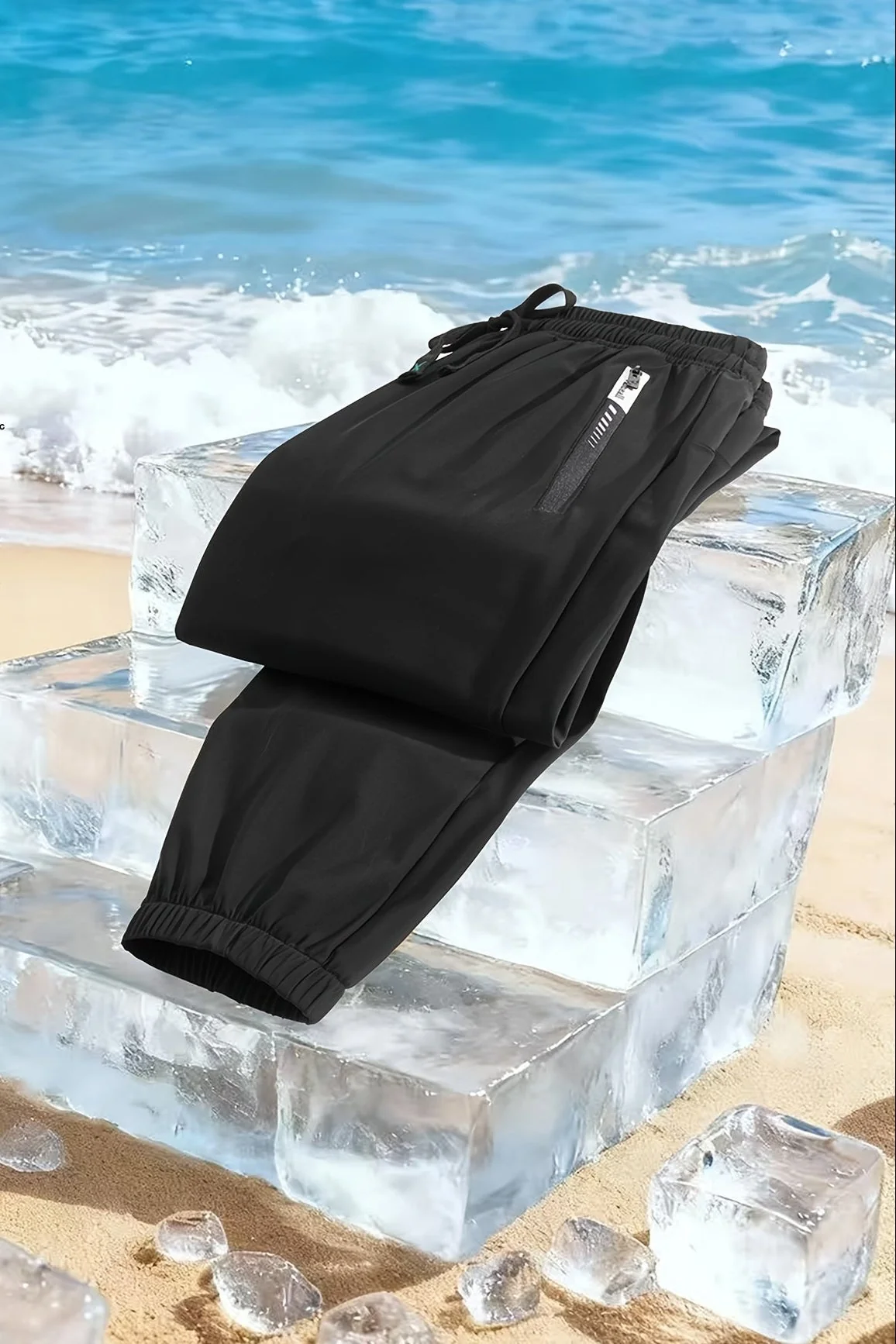 Herren Jogginghose Freizeit Stil Sommer Atmungsaktiv – Perfekt für Strand und Alltag - Image 5