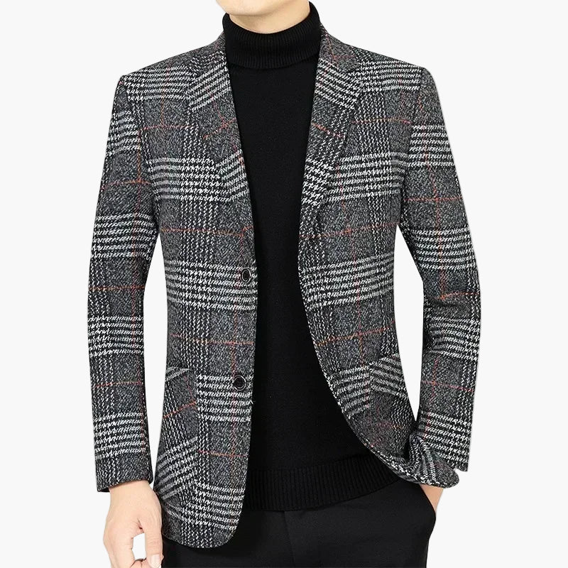 Herren Kariertes Sakko im klassischen Stil – Eleganter Blazer für Business und Freizeit - Image 5