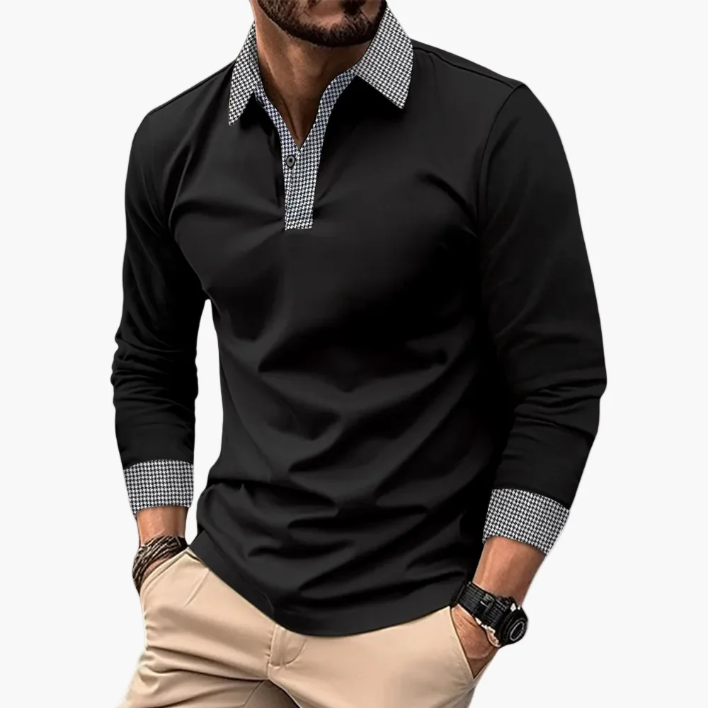 Herren Langarm Polo – Modernes Design für Alltag, Büro & Freizeit - Image 6