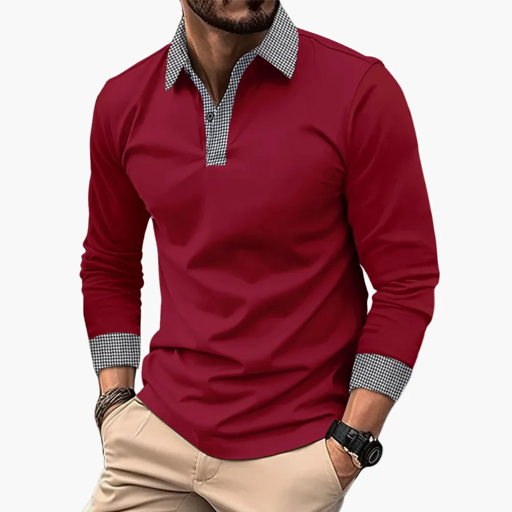 Herren Langarm Polo – Modernes Design für Alltag, Büro & Freizeit - Image 9