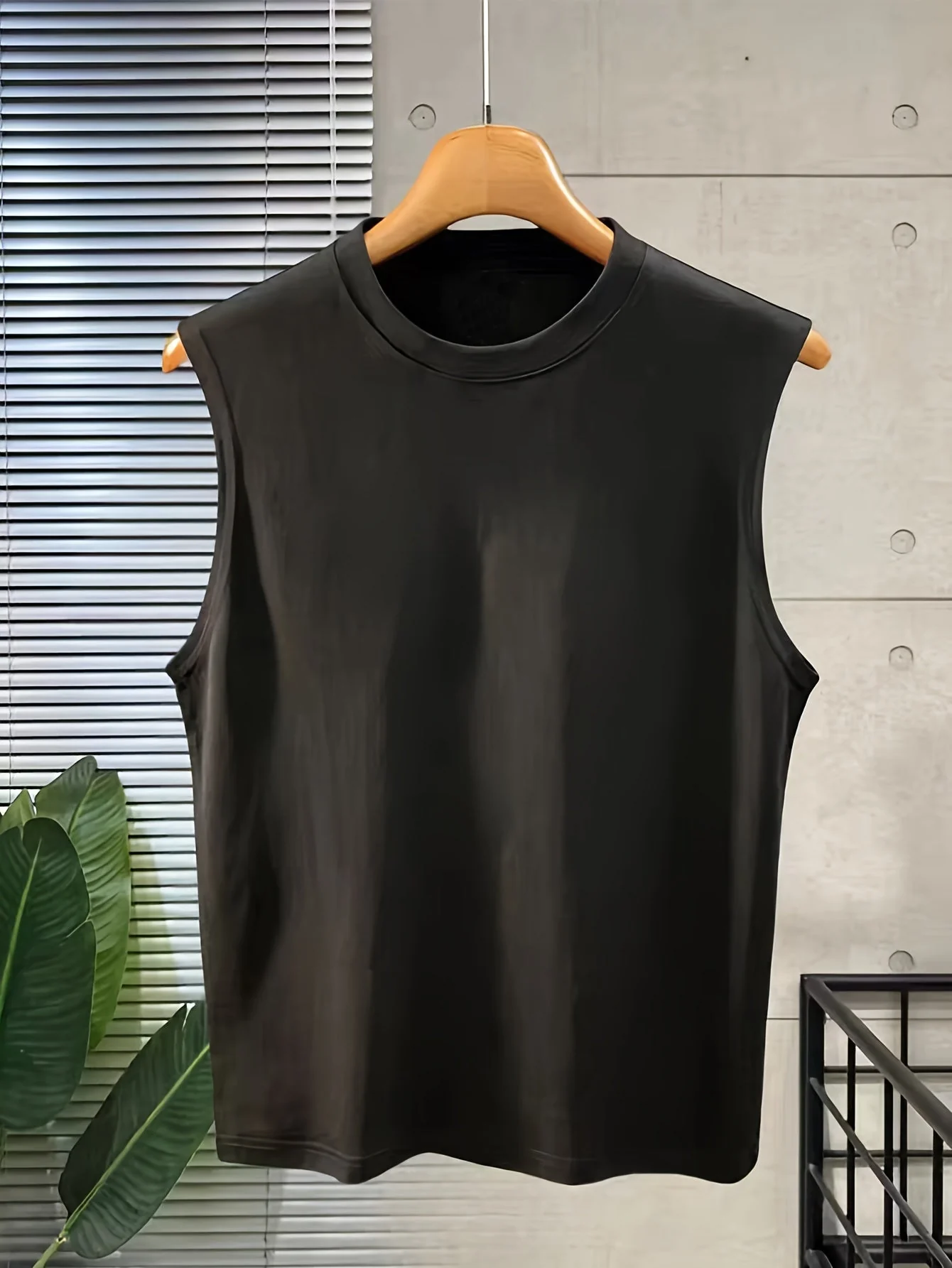 Herren Lockeres ärmelloses Freizeit-Sommer-Top – Rundhals, Ideal für Sport & Alltag - Image 5