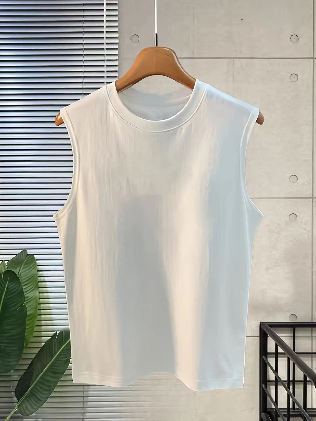 Herren Lockeres ärmelloses Freizeit-Sommer-Top – Rundhals, Ideal für Sport & Alltag - Image 8