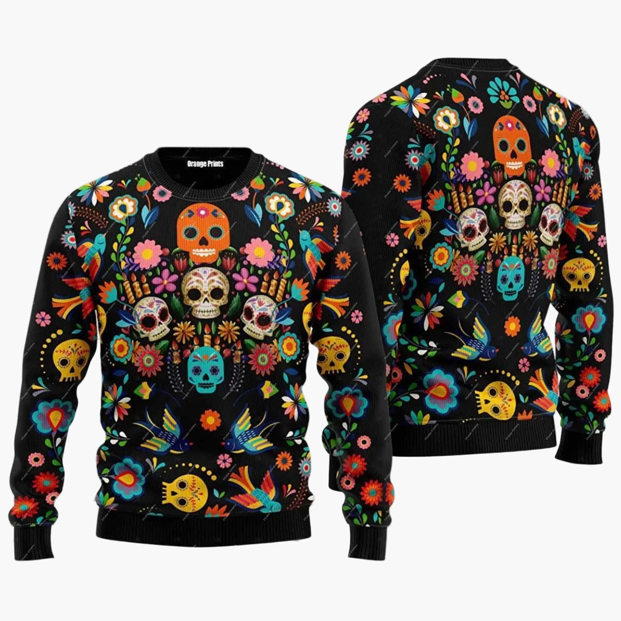 Herren Lustiger Ugly Christmas Sweater Jingle Balls Weihnachts-Pullover – Humorvoller Festlicher Party Pullover - Image 3