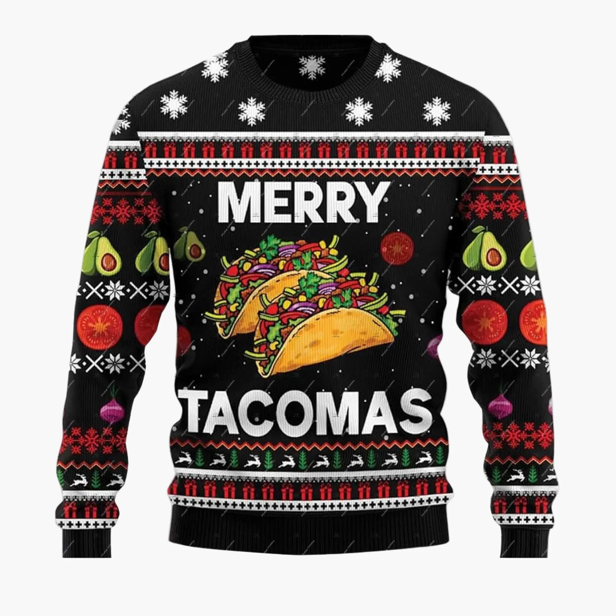 Herren Lustiger Ugly Christmas Sweater Jingle Balls Weihnachts-Pullover – Humorvoller Festlicher Party Pullover - Image 5