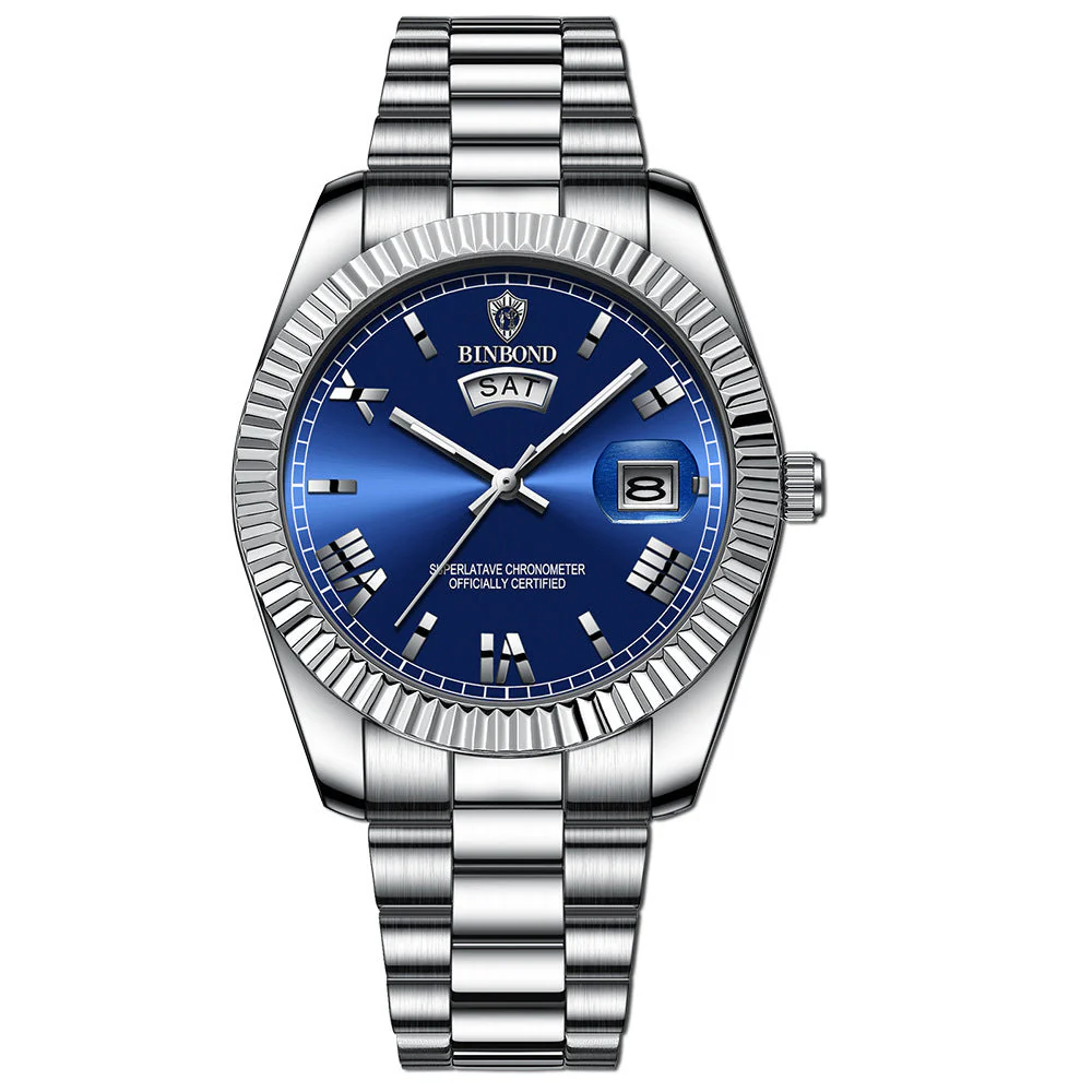 Herren Luxus Business Quarzuhr – Elegante Analoge Dresswatch für Alltag & Anlass - Image 10