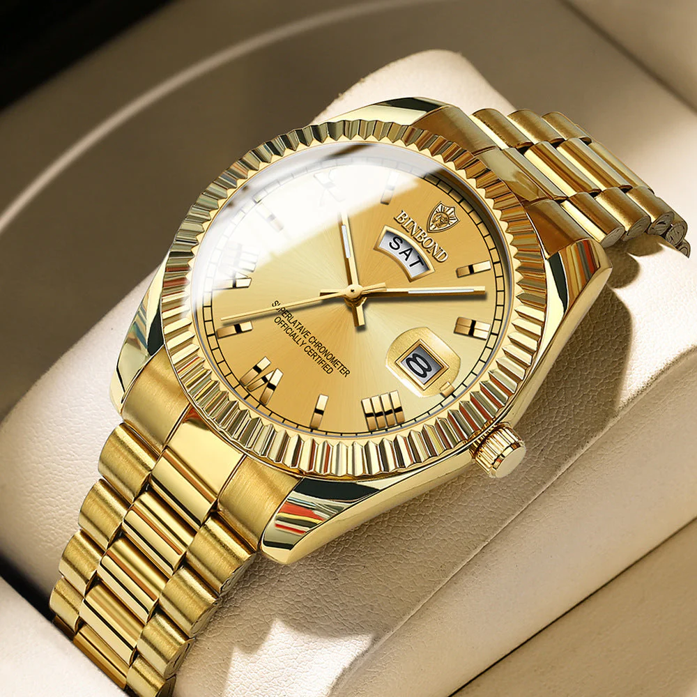 Herren Luxus Business Quarzuhr – Elegante Analoge Dresswatch für Alltag & Anlass - Image 3