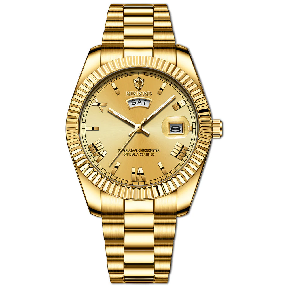 Herren Luxus Business Quarzuhr – Elegante Analoge Dresswatch für Alltag & Anlass - Image 5