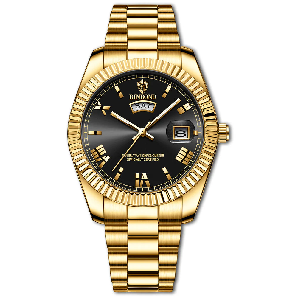 Herren Luxus Business Quarzuhr – Elegante Analoge Dresswatch für Alltag & Anlass - Image 7